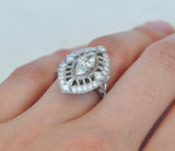 Marquise ring