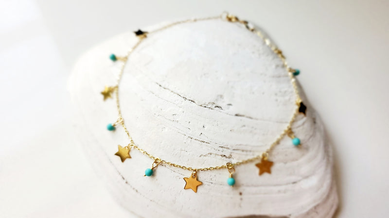 TURQUOISE STAR BRACELET