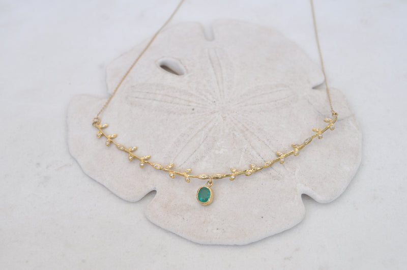 Emerald necklace